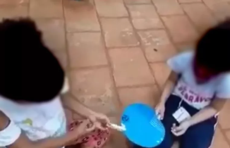 Professora é flagrada xingando aluna em escola: “Menina chata”