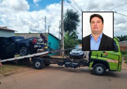 Dupla armada rende e rouba Hilux de secretário em lava a jato de VG