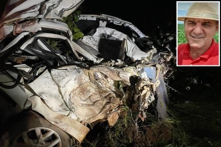 Produtor rural morre após caminhonete bater de frente com carreta em MT