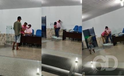 Homem armado ameaça vereador dentro do plenário