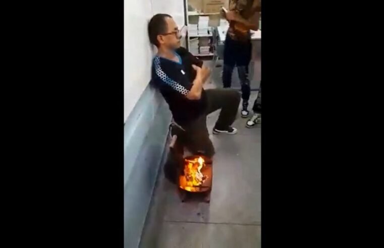 Diretoria pede afastamento de professor que queimou máscaras