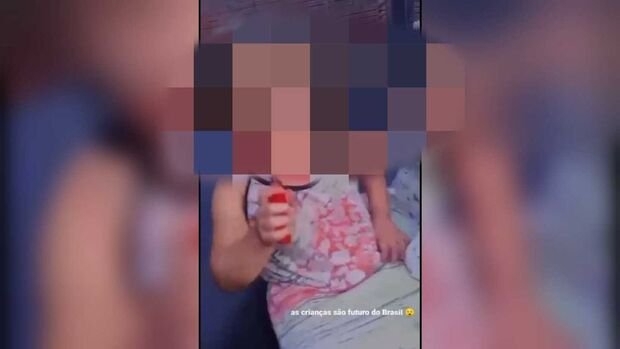 Jovem grava criança de 5 anos fumando cigarro eletrônico e revolta fronteira do MS