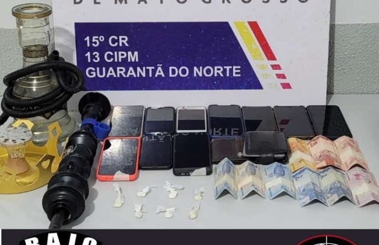 PM interrompe festa organizada por facção criminosa: 7 pessoas são presas em Guarantã do Norte