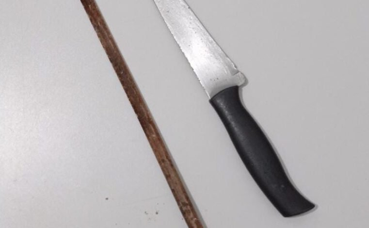 Matupá: homem é detido após ameaçar pais idosos com faca e espeto