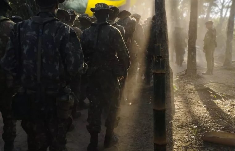 Militares do Exército são atacados por abelhas durante treinamento de sobrevivência no Pantanal de MT