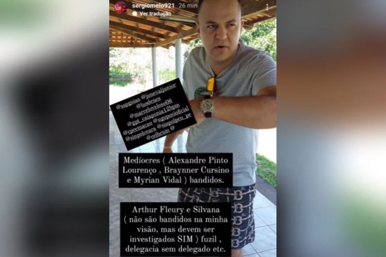 Policial aposentado de Goiás que foi preso após ameaçar delegados responderá por três crimes