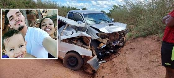 Batida entre e Uno e Hilux mata pais e filho; uma criança sobreviveu em Terra Nova do Norte