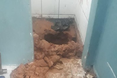 Presos “cavam” túnel e tentam fugir de cadeia em MT