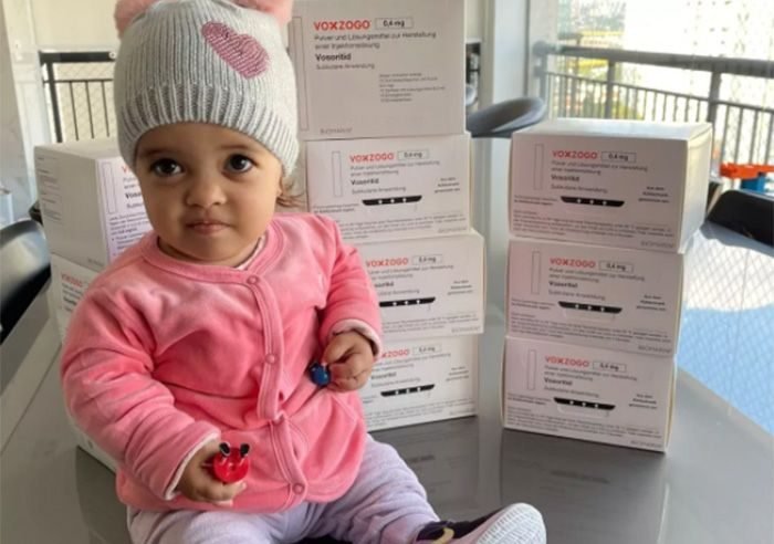 Menina de 2 anos é a primeira brasileira a receber medicamento para nanismo na Justiça