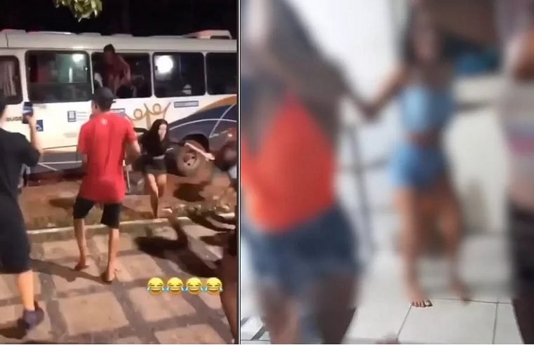 Adolescentes quebram ônibus e dançam em delegacia após serem retirados de festa