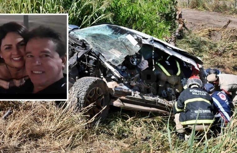 Casal morre esmagado após semirreboque atingir carro na BR-364