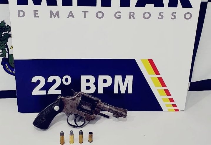 Peixoto de Azevedo:  homem é detido por posse de arma após ameaça e agressão contra esposa