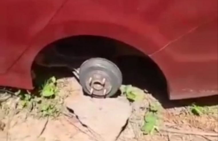 Grupo de amigos vai a pescaria e tem pneus furtados em MT