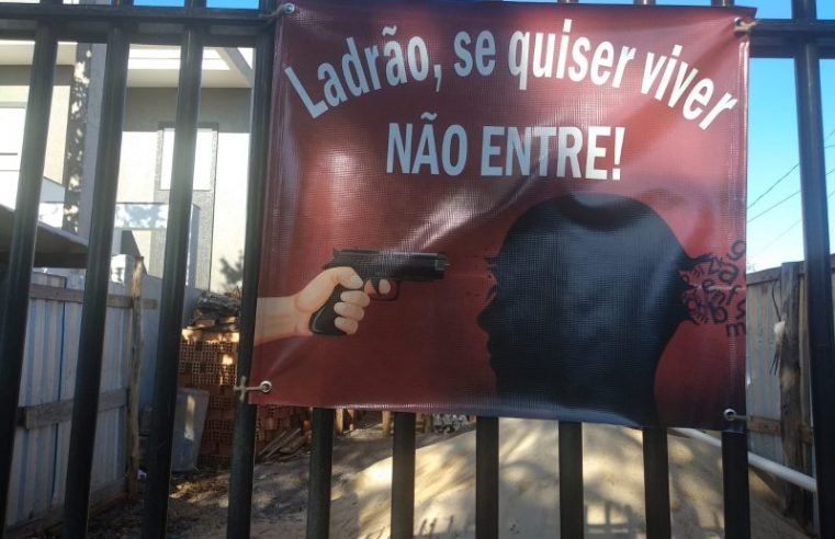 “Se quiser viver, não entre” diz aviso colocado por dono de imóvel em Cascavel