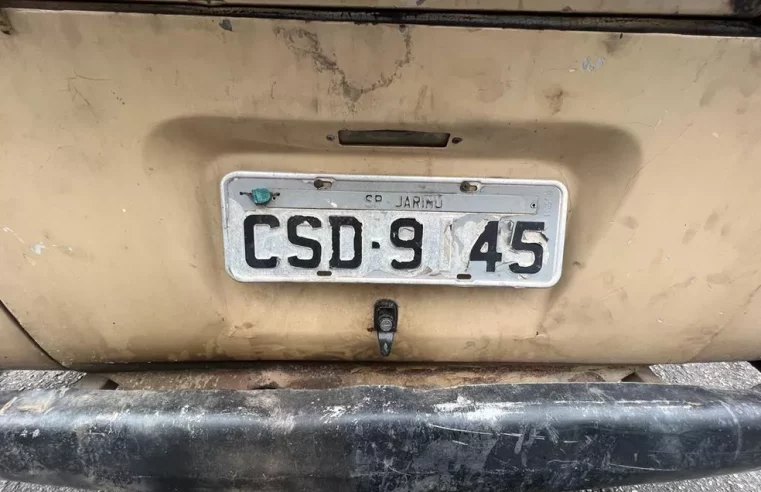 Erro ortográfico em placa adulterada de Kombi leva policiais a peças de carro furtado na Zona Leste de SP