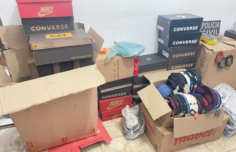 Polícia Civil apreende em Sorriso grande quantidade de mercadoria sem comprovação fiscal