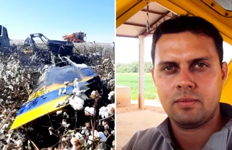 Corpo do piloto de avião agrícola que caiu em MT é enterrado em Itápolis