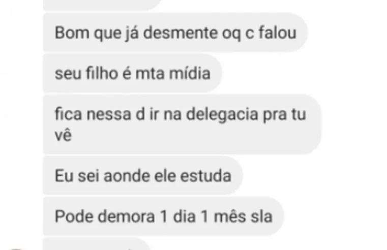 Mãe de aluno espancado no DF recebe ameaça nas redes: “Vou pegar ele”
