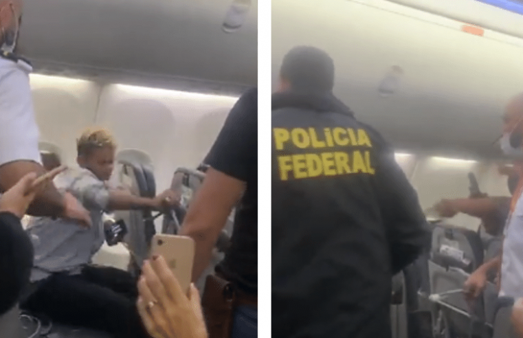 Passageiro quebra poltronas de avião em voo entre São Paulo e Recife e precisa ser contido por tripulação e pela Polícia Federal