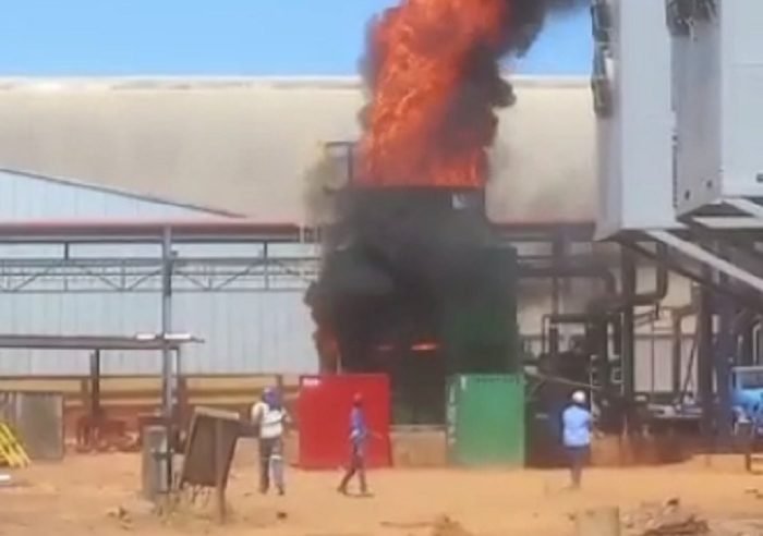 Princípio de incêndio mobiliza brigada de usina de Sinop