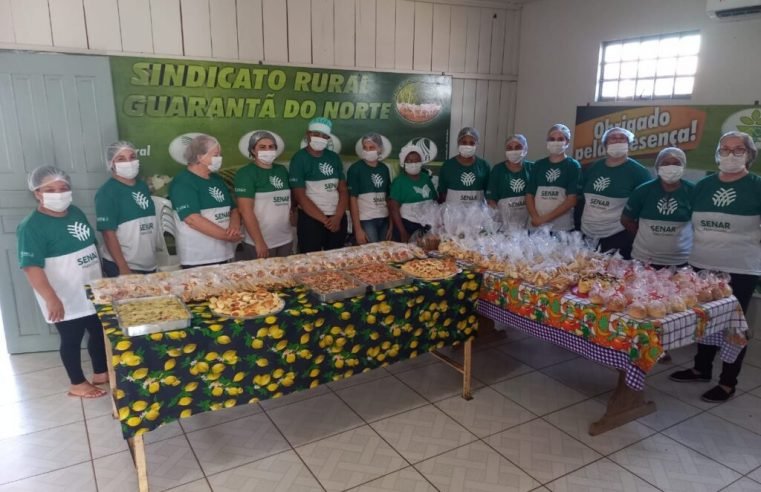 Sindicato Rural de Guarantã do Norte e Senar realizaram o curso de panificação artesanal