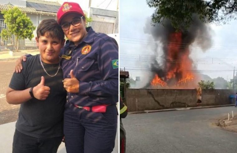 Garoto autista herói entra em incêndio e salva duas crianças no Paraná