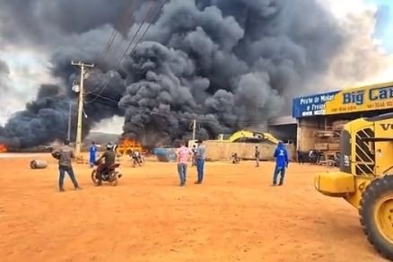 Empresário tem mais de 80% do corpo queimado em explosão em MT
