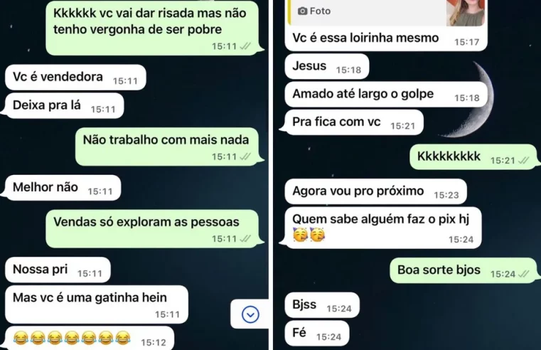 Criminoso desiste de aplicar golpe do PIX e flerta com vítima por rede social