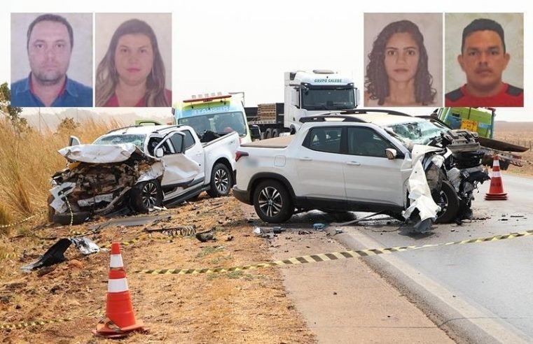 Sobe para cinco o número de vítimas do grave acidente envolvendo dois veículos de passeio na BR-163