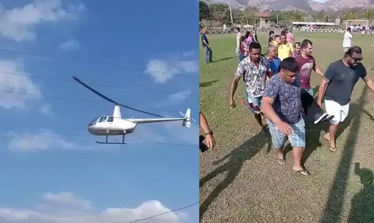 Helicóptero com deputado federal cai em Minas Gerais; passageiros sobreviveram