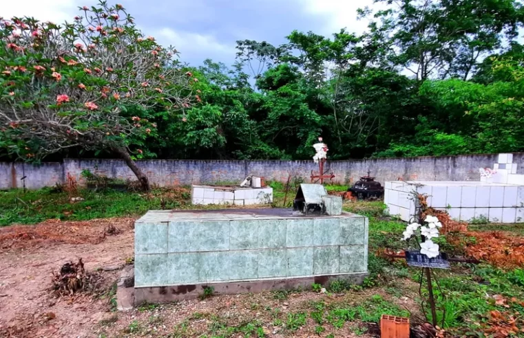 Cemitério clandestino é encontrado no meio de mata pela Prefeitura de Várzea Grande