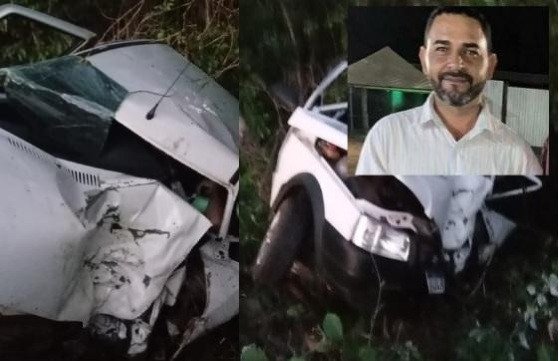 Trabalhador viaja para ver a família, bate em árvores na estrada e morre em MT