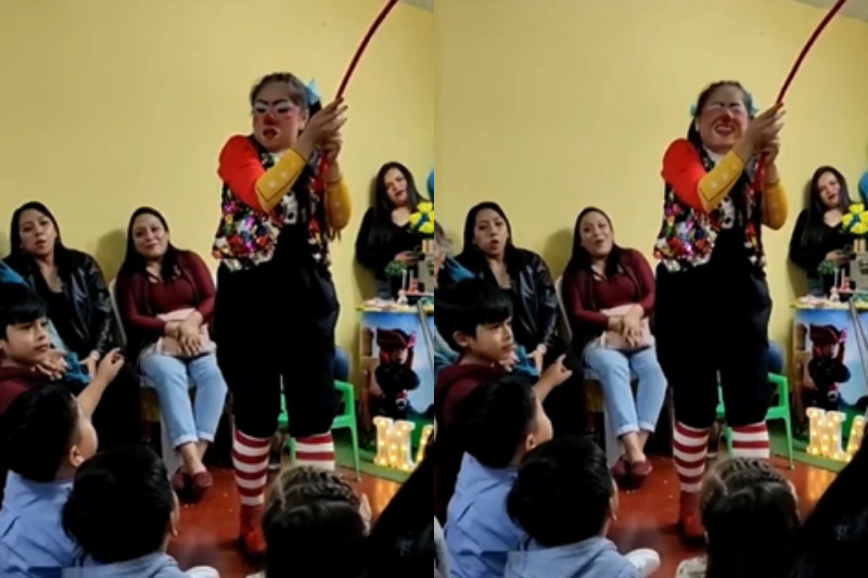 Criança revela durante festa infantil que o pai é infiel