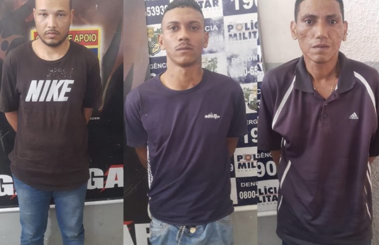 Latrocida fugitivo da PCE e mais dois são presos com arma e carro roubado em Várzea Grande