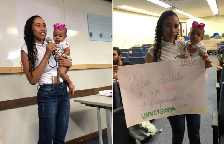Estudante com bebê é expulsa de sala na UEMG, e em protesto colegas abandonam a aula