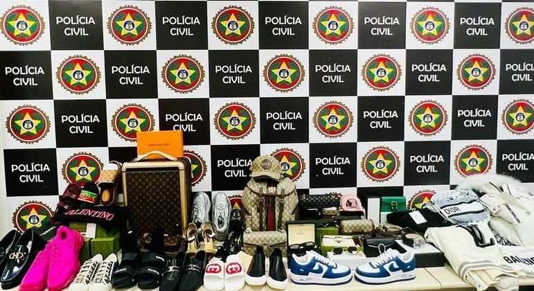 Operação no Rio apreende produtos de luxo falsificados vendidos por lojas virtuais