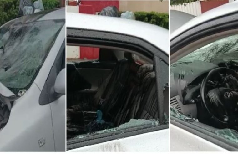 Marido ciumento desconfia de traição e quebra carro de patrão da esposa em MT