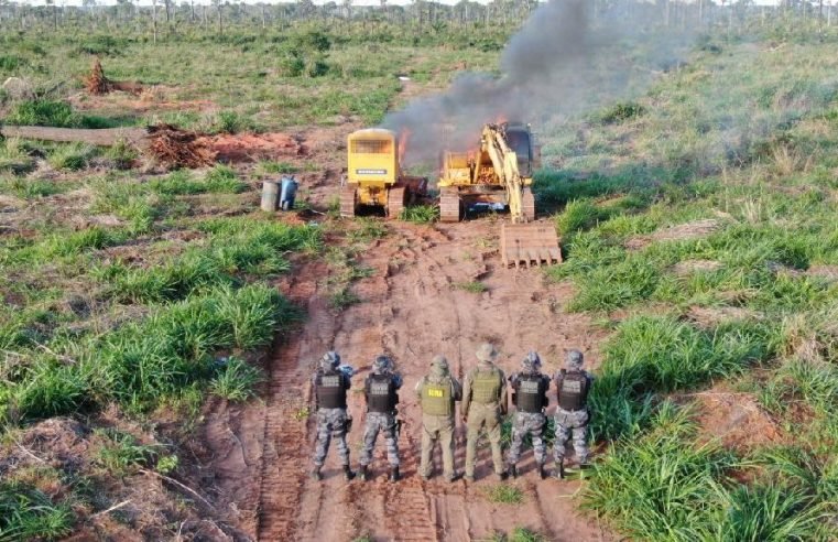 Sema e Força Tática apreendem oito tratores em operação em Guarantã do Norte e outras cidades de  Mato Grosso