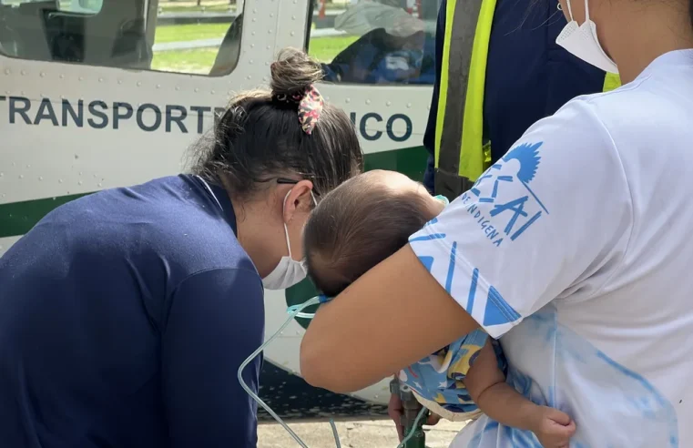 Bebê recém-nascida é resgatada da Terra Yanomami e é levada a Boa Vista