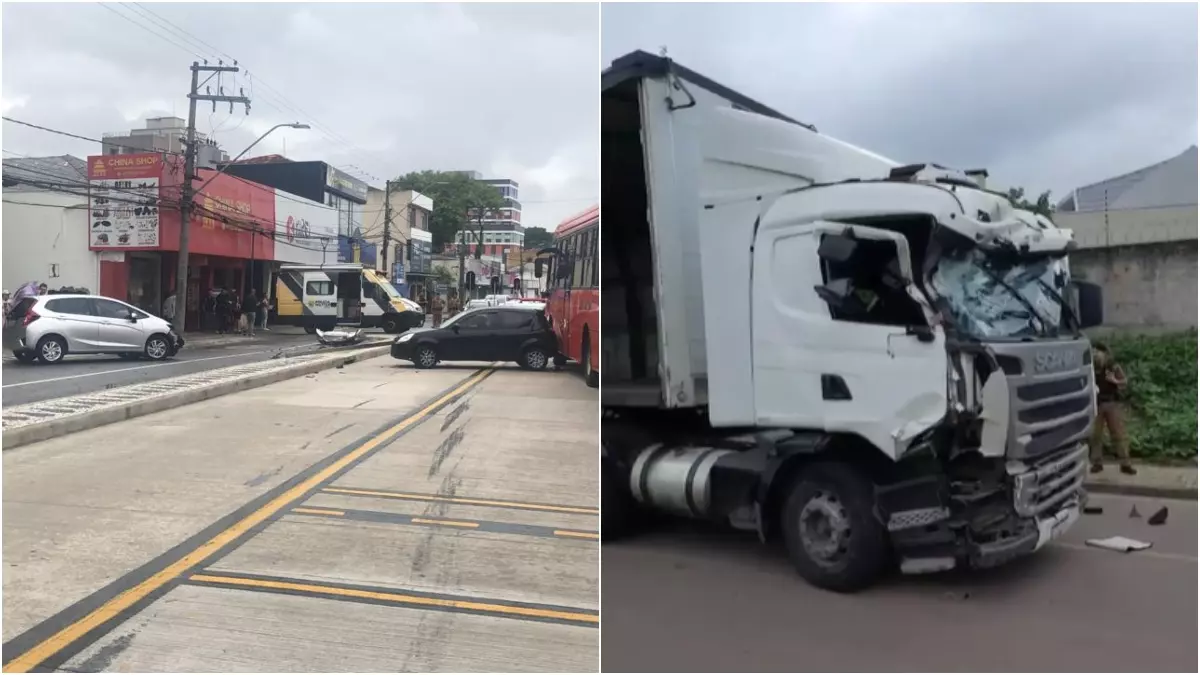 Caminhoneiro que atingiu cerca de 40 veículos no PR dirigia embriagado e levava carga de cerveja