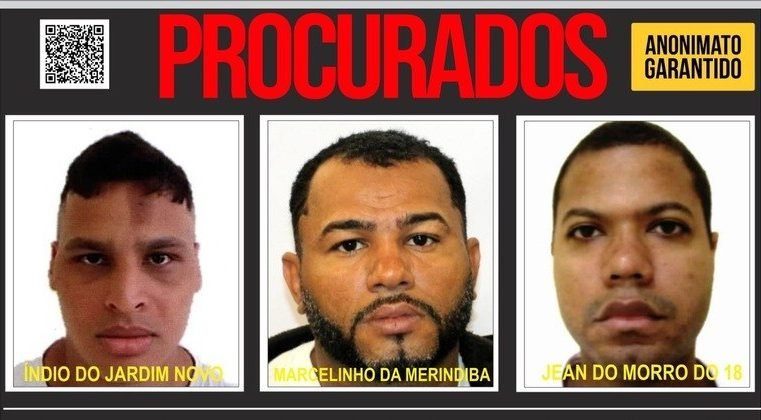 Usando corda feita de lençóis, três presos fogem do presídio de Bangu