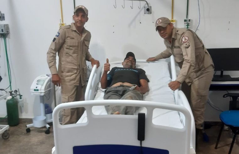 Bombeiros de Guarantã do Norte encontram homem que estava desaparecido há 5 dias em mata em Novo Mundo