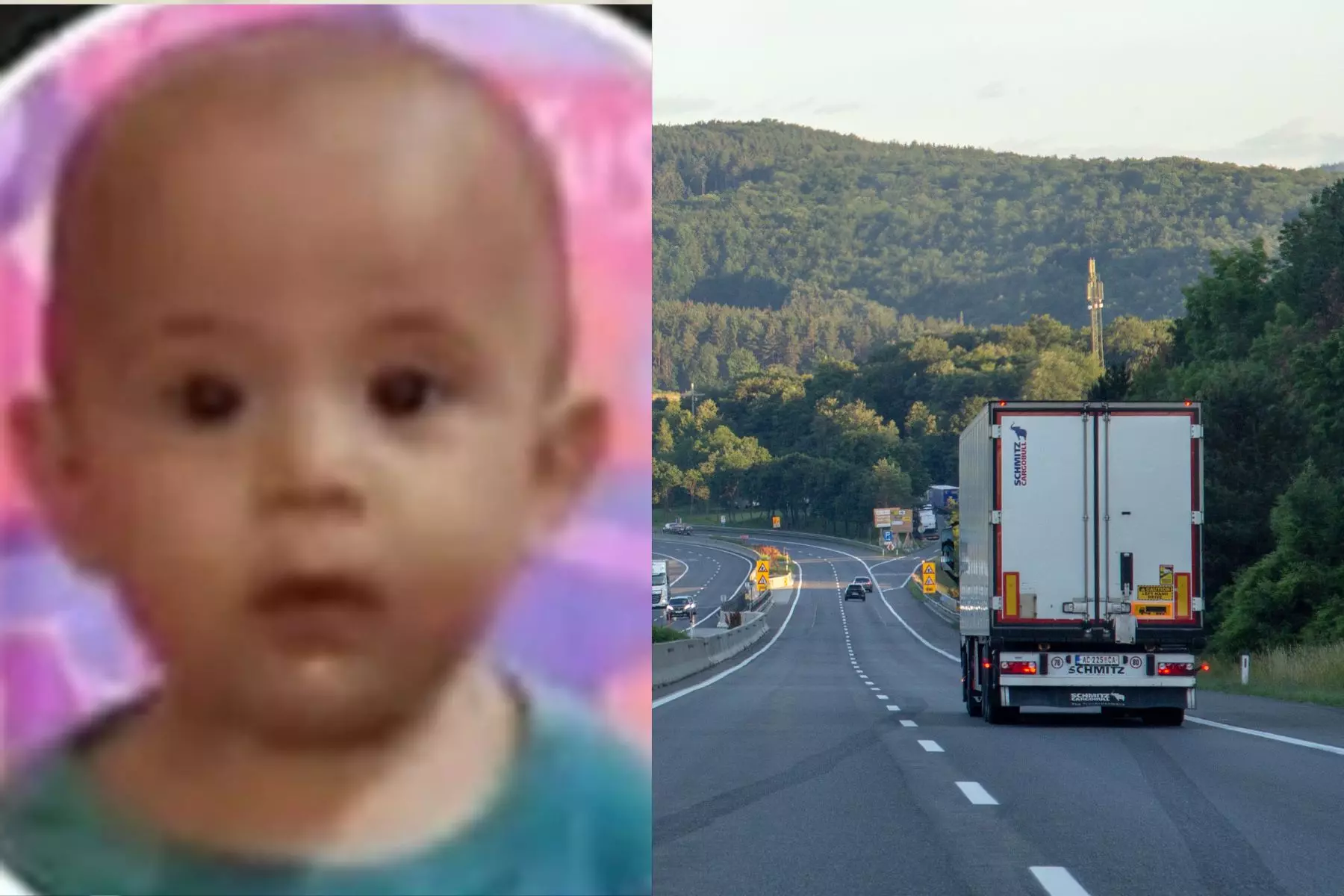 Bebê de 10 meses despenca de caminhão em movimento e morre atropelado no PR
