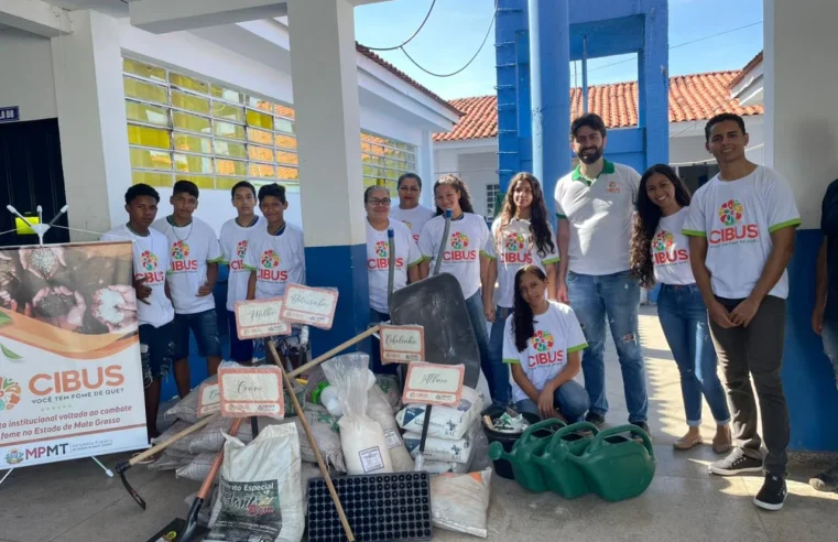 Projeto entrega insumos para implantação de hortas em escola de Sorriso e mais 7 municípios