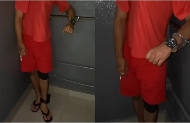 Fantasiado de detento e com tornozeleira falsa, jovem é preso a caminho do Carnaval de BH
