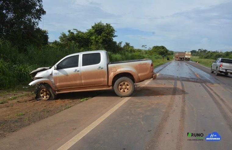 Acidente é registrado na BR 163 entre Matupá e Guarantã do Norte