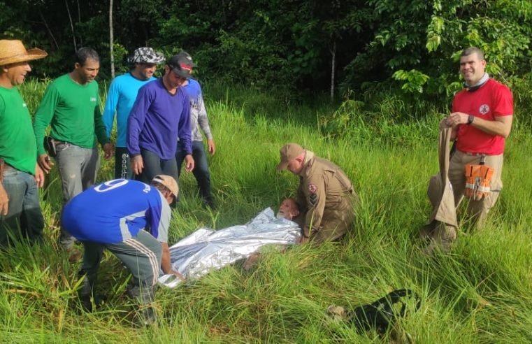 Idoso desaparecido  em propriedade é localizado em Paranaíta