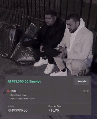 Cuiabano viaja para Paris, aposta R$ 200 mil em vitória do PSG e perde
