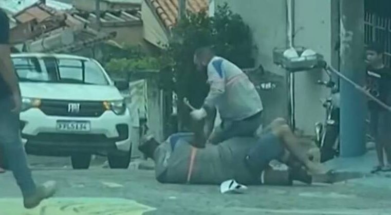 Motoboy é espancado e atropelado por funcionários de companhia elétrica