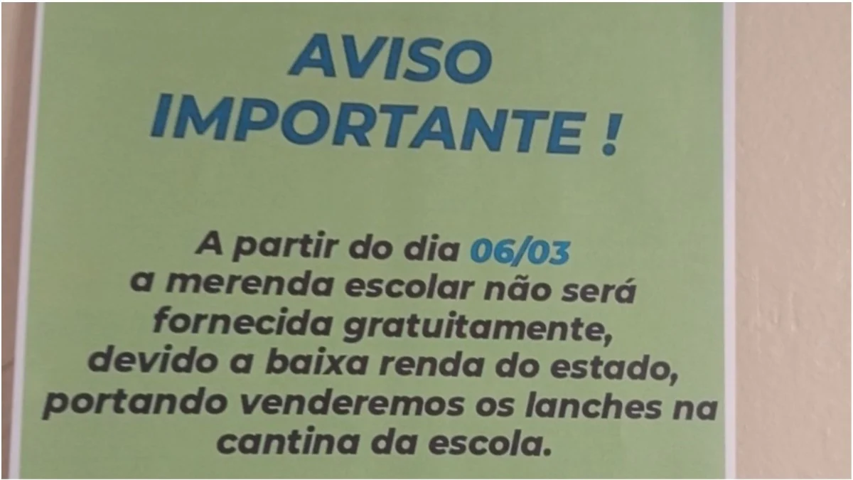 Alunos criam ‘fake news’ sobre merenda em trabalho escolar em Minas Gerais e mentira viraliza